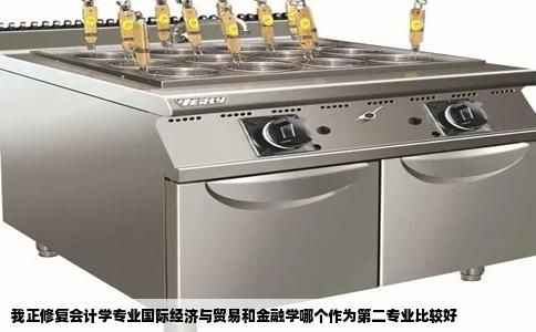 我正修复会计学专业国际经济与贸易和金融学哪个作为第二专业比较好