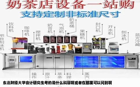东北财经大学会计研究生考的是什么科目啊或者在那里可以问到啊