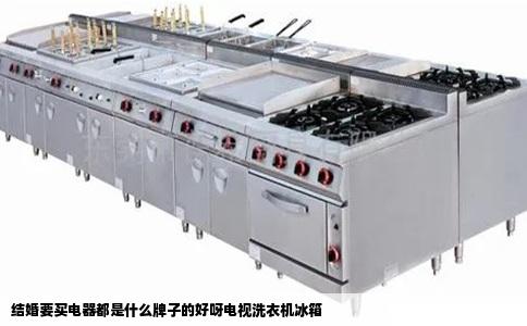 结婚要买电器都是什么牌子的好呀电视洗衣机冰箱