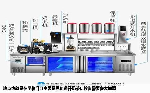 地点也就是在学校门口主要是想知道开奶茶店投资需要多大加盟