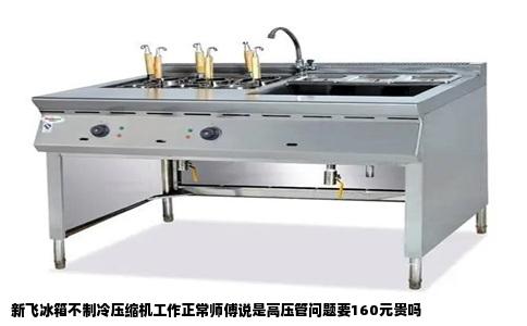 新飞冰箱不制冷压缩机工作正常师傅说是高压管问题要160元贵吗
