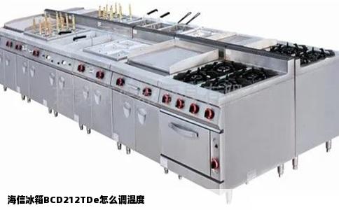 海信冰箱BCD212TDe怎么调温度