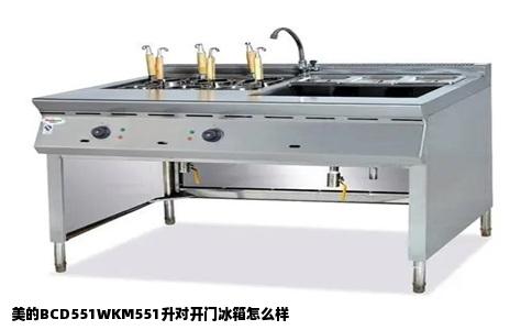 美的BCD551WKM551升对开门冰箱怎么样