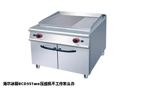 海尔冰箱BCD551we压缩机不工作怎么办