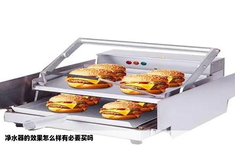 净水器的效果怎么样有必要买吗