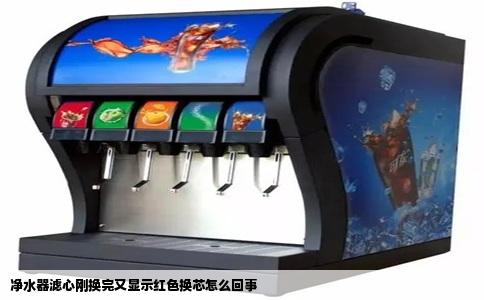 净水器滤心刚换完又显示红色换芯怎么回事