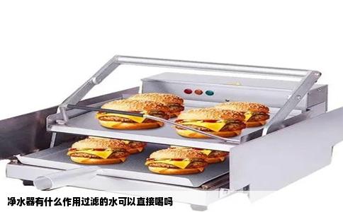 净水器有什么作用过滤的水可以直接喝吗