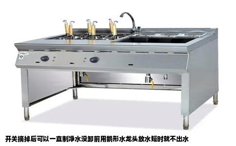 开关摘掉后可以一直制净水没卸前用鹅形水龙头放水短时就不出水