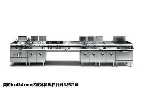 美的bcd86cme这款冰箱现在开到几档合适