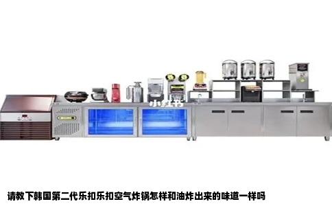 请教下韩国第二代乐扣乐扣空气炸锅怎样和油炸出来的味道一样吗