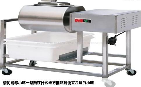 请问成都小吃一条街在什么地方能吃到便宜合适的小吃