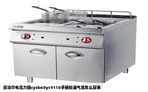 苏泊尔电压力锅cysb60yc9110手柄处漏气是怎么回事