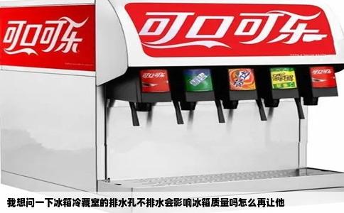 我想问一下冰箱冷藏室的排水孔不排水会影响冰箱质量吗怎么再让他