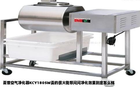 夏普空气净化器KCY180SW卖的很火我想问问净化效果到底怎么样