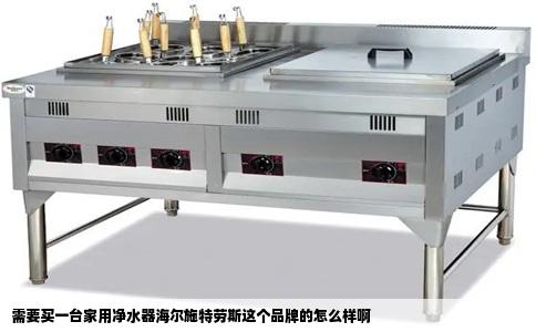 需要买一台家用净水器海尔施特劳斯这个品牌的怎么样啊