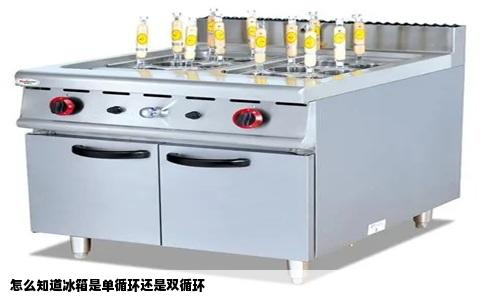 怎么知道冰箱是单循环还是双循环